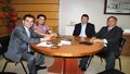Hélio recebe Andrey para inicio da transição