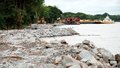 Obras de proteção da margem do rio Madeira em ritmo acelerado