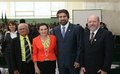 Raupp e Marinha participam do lançamento da 3ª etapa do PAC do saneamento