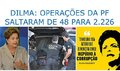 Dilma: operações da PF saltaram de 48 para 2.226