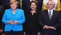 Dilma recebe Angela Merkel no Palácio do Planalto