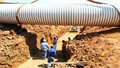 Chegam os tubos que faltavam para o término das obras no Triângulo 