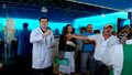 Médicos protestam em frente ao JP 2º em defesa do SUS