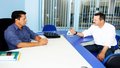 Sobrinho visita secretário de Estado da Agricultura, Anselmo