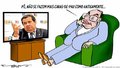 Paulo Maluf observando Lupi