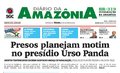 Capa do jornal Diário da Amazônia deste sábado