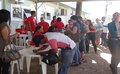 Comemoração ao Dia Mundial do Doador Voluntário de Sangue movimenta Fhemeron