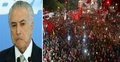 Temer ignora megaprotesto e promete endurecer na Previdência 