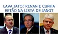 Lava Jato: Renan e Cunha estão na lista de Janot