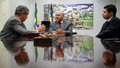 Confúcio Moura recebe embaixador da Bélgica no Brasil