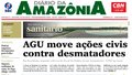 Manchetes do jornal Diário da Amazônia