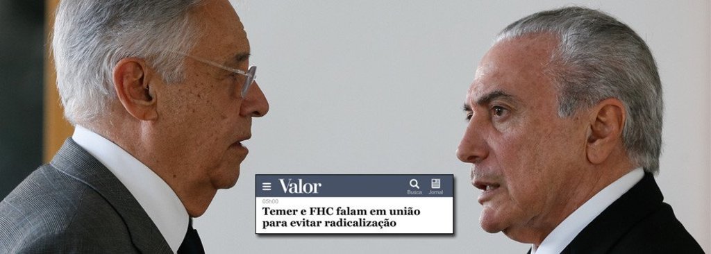 FHC reforça sua aliança com Temer - Gente de Opinião