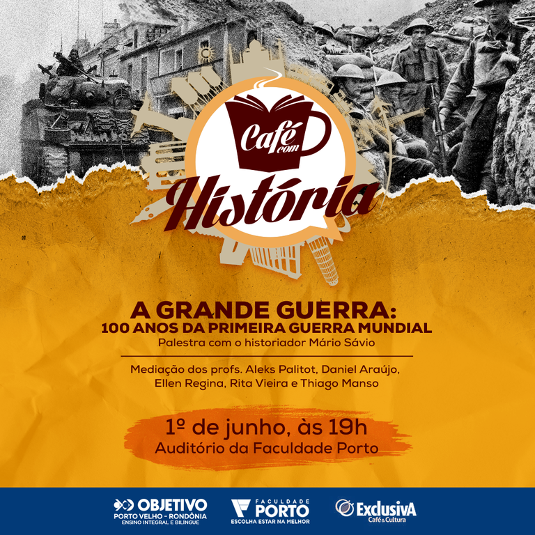 “100 anos da 1ª Guerra Mundial” será tema do Café com História - Gente de Opinião