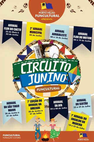 FUNCULTURAL:  Circuito Junino começa sexta com Arraial Flor de Cacto - Gente de Opinião