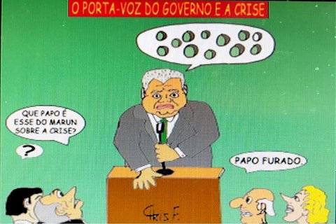 O PORTA-VOZ E A CRISE POLÍTICA