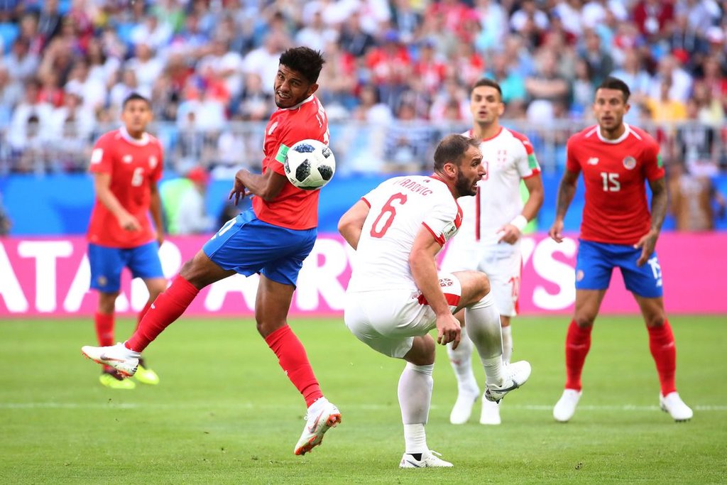 Pelo jogo do Grupo E da Copa do Mundo 2018, Costa Rica vence a Sérvia/Michael Dalder/Reuters/Direitos reservados - Gente de Opinião