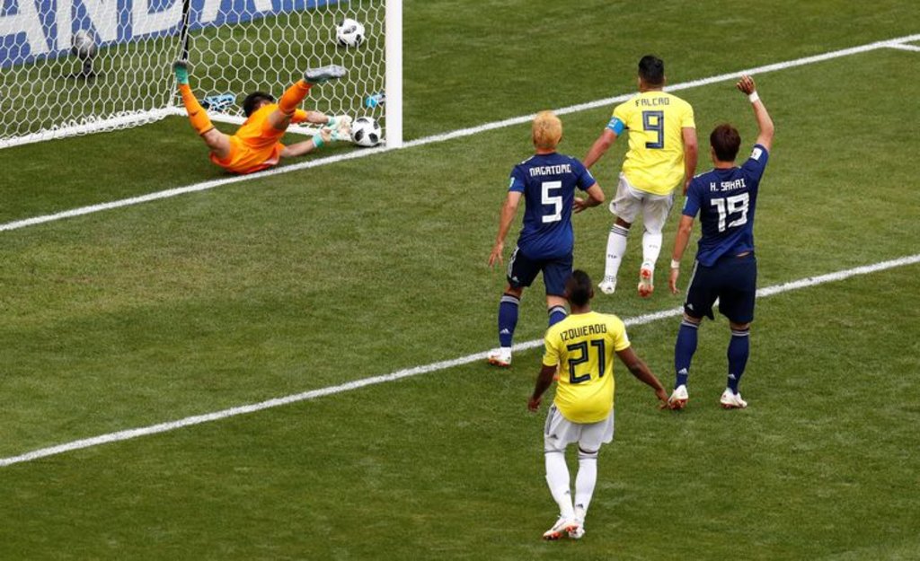 Quintero marcou o gol da Colômbia, mas não evitou a derrota diante do Japão - Damir Sagolj/Reuters/Direitos Reservados - Gente de Opinião