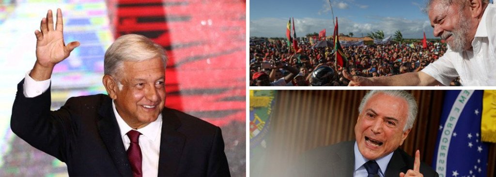 No México, democracia elege seu Lula; no Brasil do golpe, Lula preso  - Gente de Opinião