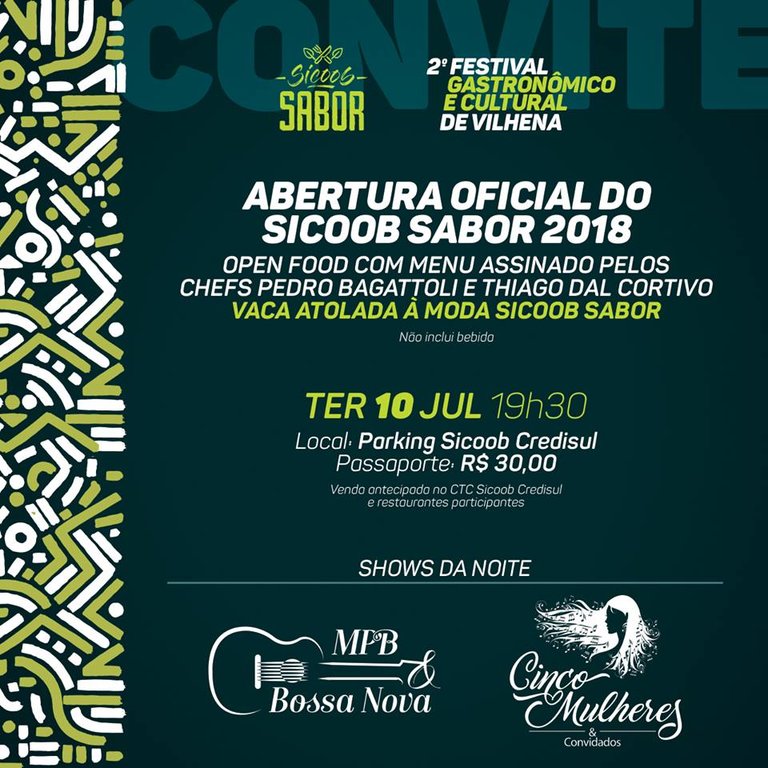  2º Sicoob Sabor será aberto amanhã, 10 de julho - Gente de Opinião