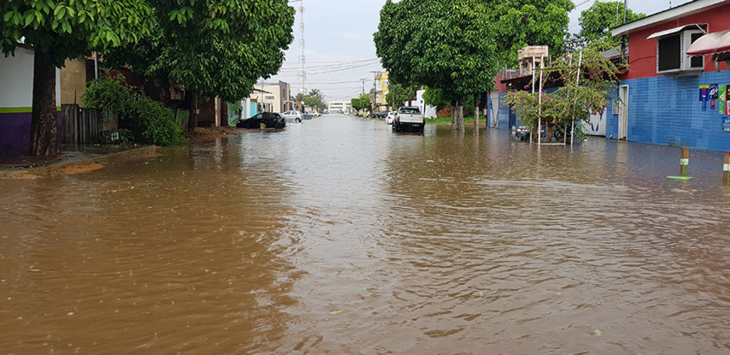 Chuva com ventos fortes derrubam árvores e alagam ruas de Porto Velho - RO. - Gente de Opinião