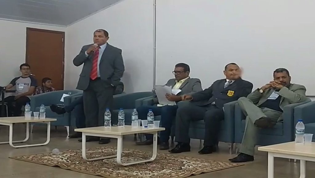 Pedro Nazareno do PSTU participa do primeiro debate na UNIR, O primeiro entre candidatos ao governo de Rondônia - Gente de Opinião