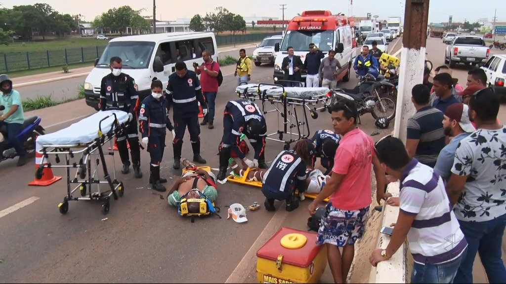 Colisão entre motocicletas na BR 364, em Porto Velho - Gente de Opinião