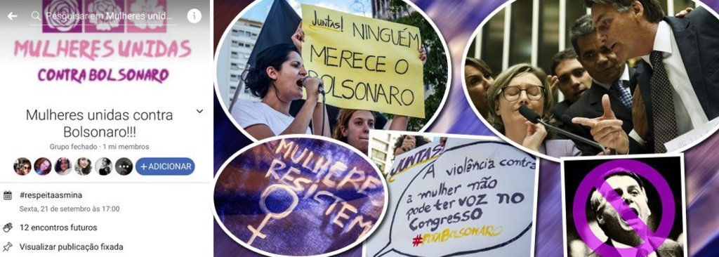 Sábado histórico: mulheres convocam "Todos contra Bolsonaro" no Brasil e no mundo  - Gente de Opinião