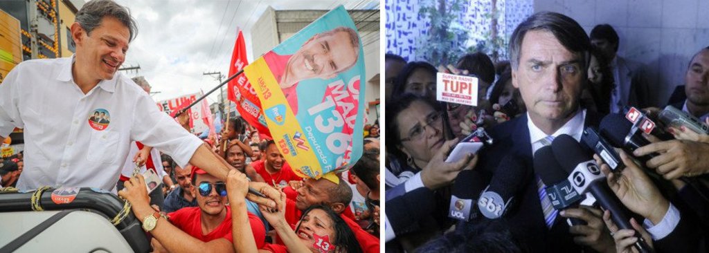 Sai a pesquisa Vox/247: Haddad e Bolsonaro farão segundo turno - Gente de Opinião