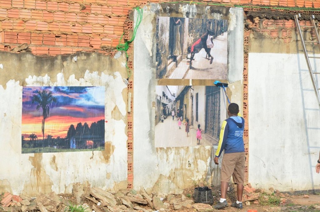 As fotos são da I Mostra a Céu Aberto realizada no ano passado na rua Euclides da Cunha - Gente de Opinião
