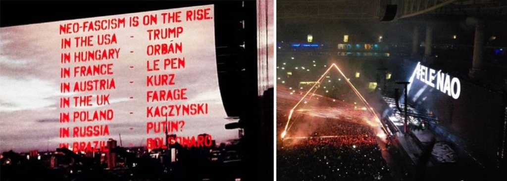 Roger Waters, ex-Pink Floyd, conclama brasileiros contra o fascismo de Bolsonaro em show  - Gente de Opinião