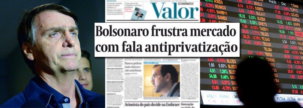 Mercado descobre: Bolsonaro é a grande fake news das eleições - Gente de Opinião