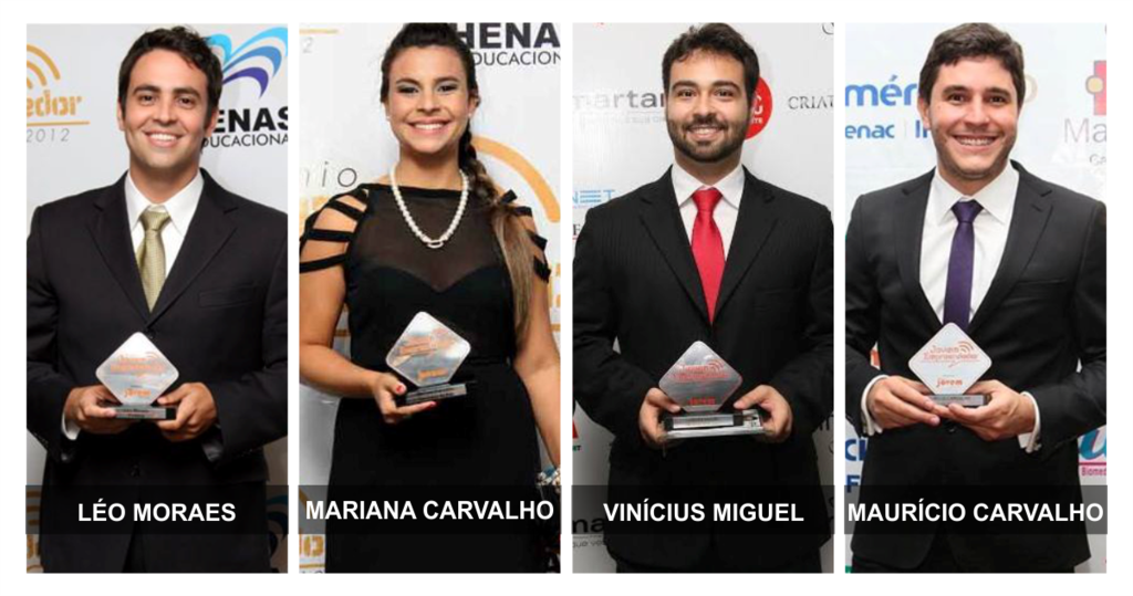 Candidatos nas eleições deste ano receberam o Prêmio Folha Jovem Empreendedor - Gente de Opinião