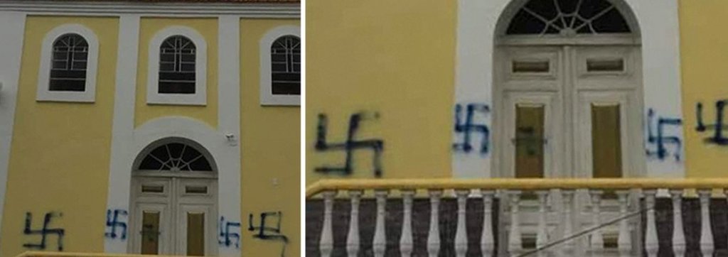 Capela católica mais antiga de Nova Friburgo é pichada com suástica nazista - Gente de Opinião