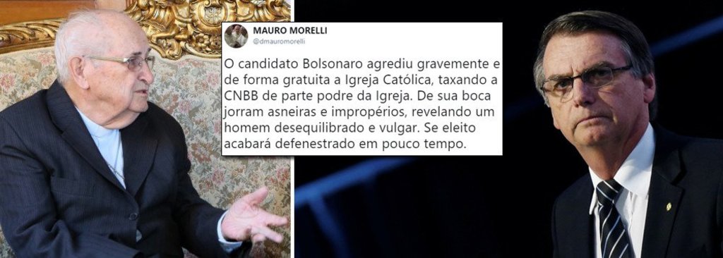 Dom Mauro Morelli rebate críticas de Bolsonaro à CNBB: desequilibrado e vulgar - Gente de Opinião