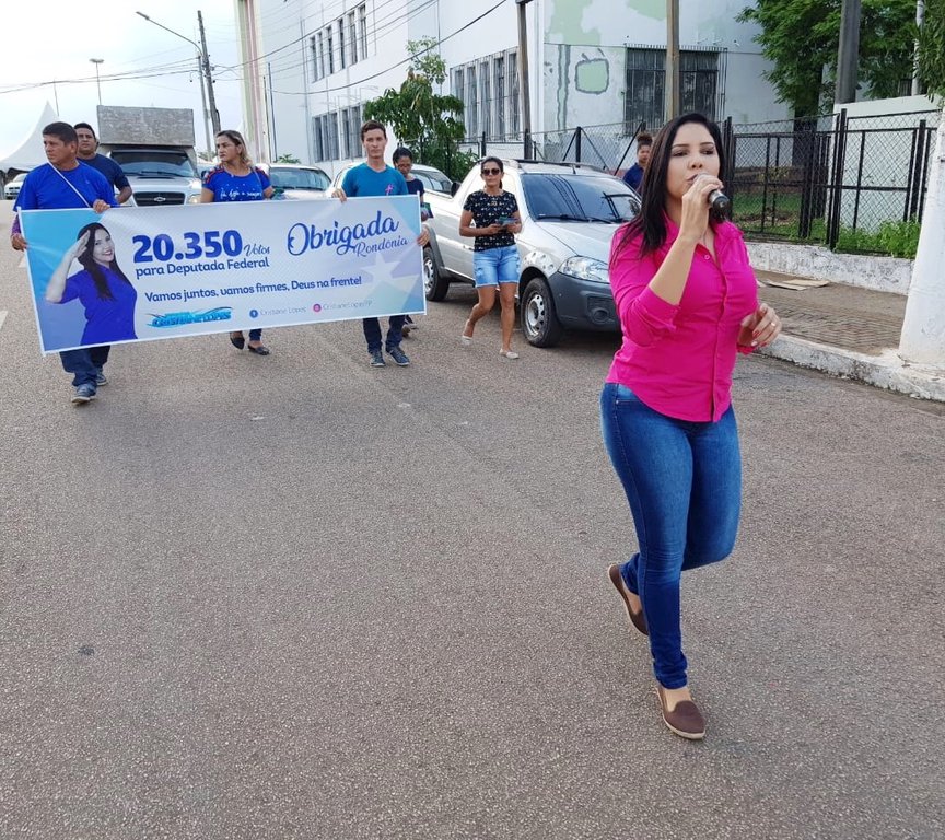 Cristiane Lopes volta às ruas para agradecer eleitores - Gente de Opinião