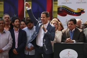 Juan Guaidó se autoproclamou presidente interino venezuelano Juan Guaidó/Redes Sociais/Direitos Reservados - Gente de Opinião