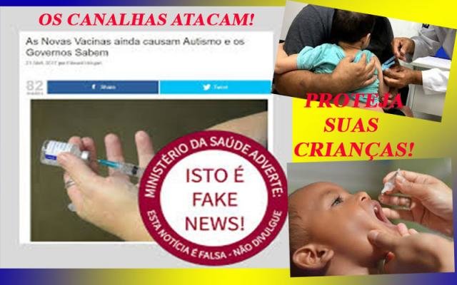  Fake News contra vacinas podem resultar em crianças deficientes e em mortes - Mais um prefeito cai - Garçon é sempre lembrado - Gente de Opinião