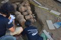 Amazônia antiga: Urnas funerárias com cerca de 500 anos são transportadas para Santarém (PA), onde serão feitas análises dos ossos