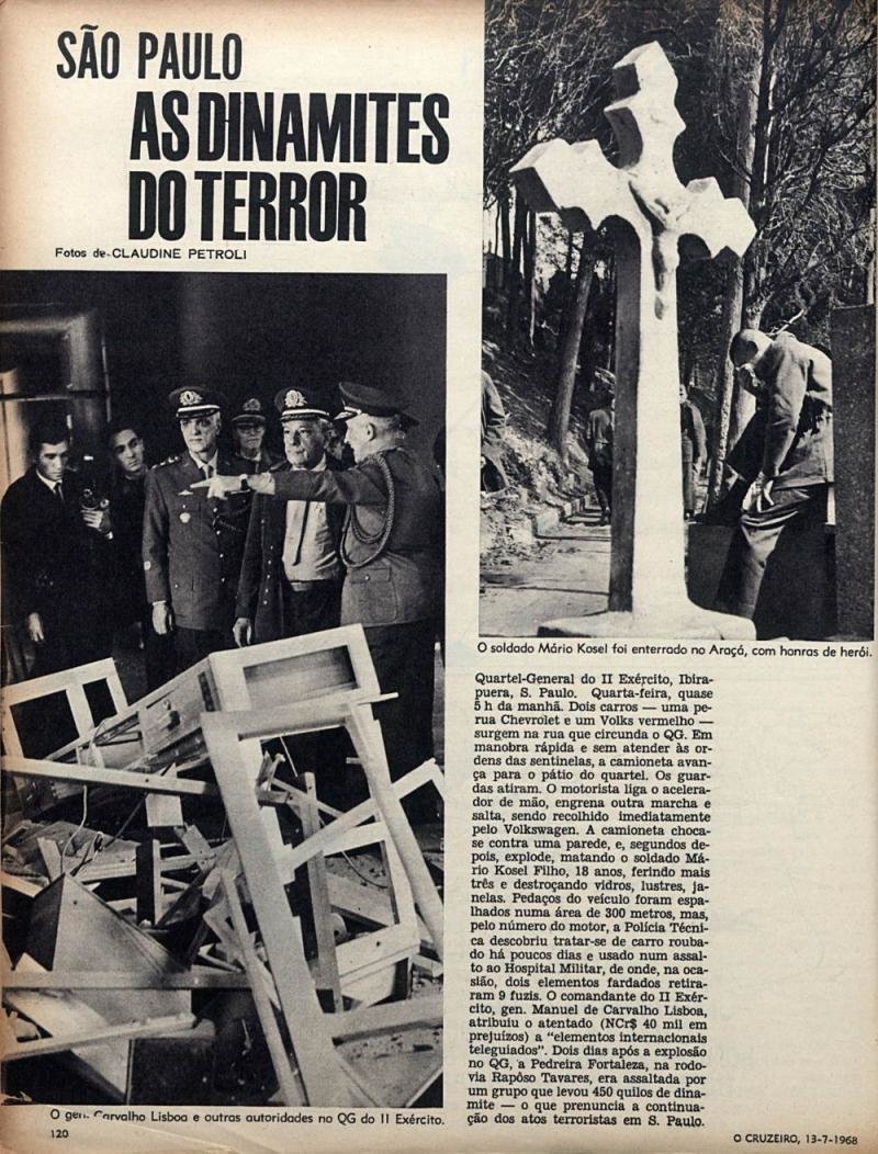 31 de março de 1964 (Parte V): O Heroico Soldado Mário Kosel Filho  - Gente de Opinião