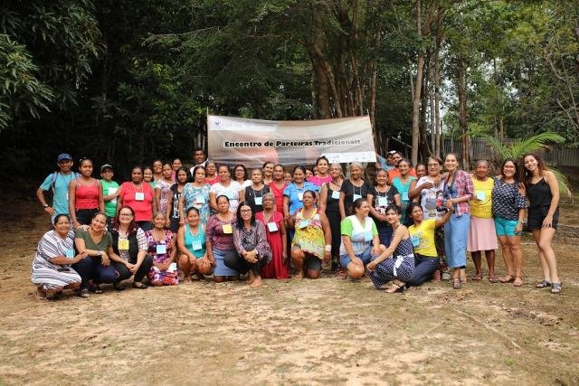 Encontro reuniu parteiras tradicionais e representantes de organizações (Foto: Everson Tavares) - Gente de Opinião