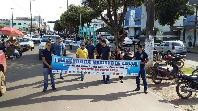Cacoal: 1ª Marcha Azul Marinho supera expectativas em público e aceitação por autoridades - Gente de Opinião