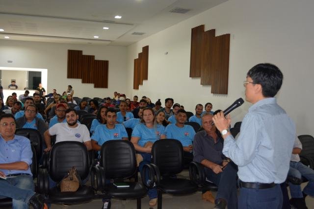 Palestrantes no Seminário Piscicultura e Mercado do Sebrae. - Gente de Opinião