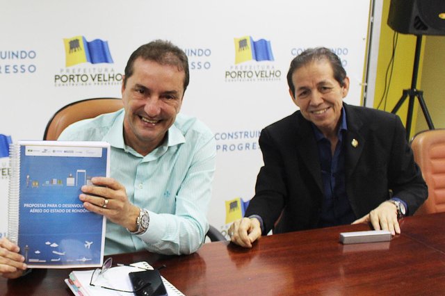 Fecomércio apresenta Proposta para o Desenvolvimento Aéreo de Rondônia ao Prefeito Hildon Chaves - Gente de Opinião