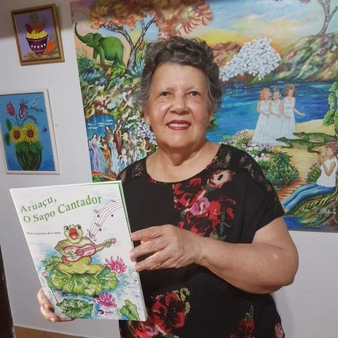 Artista plástica Maria Antônia lança o livro infantil “Aruaçu, o Sapo Cantador”  - Gente de Opinião