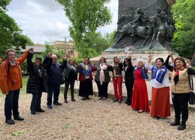 Estátua Anita Garibaldi  na Colina do Gianícolo na Praça Anita Garibaldi  em Roma - Gente de Opinião