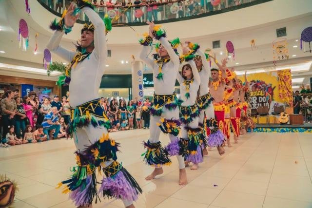 Lançamento oficial da 38ª edição do Flor do Maracujá foi marcado pela apresentação de quadrilha e boi-bumbá no shopping de Porto Velho  O lançamento oficial da 38ª edição do Arraia - Gente de Opinião