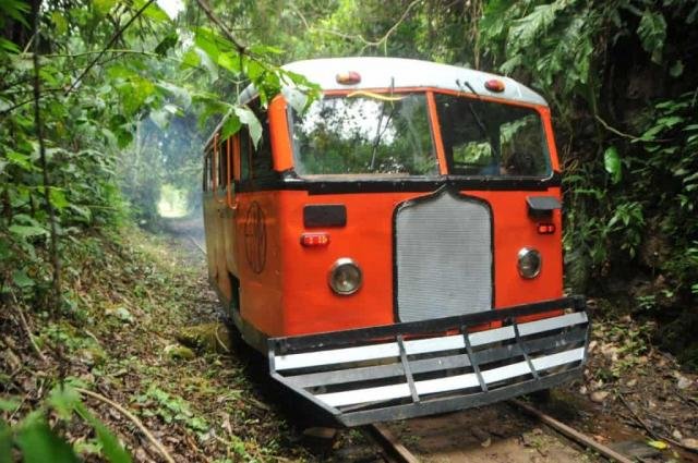 O passeio de litorina vai custar R$ 5 em um trecho de 2,3 km (Foto Condecom/PMPV) - Gente de Opinião