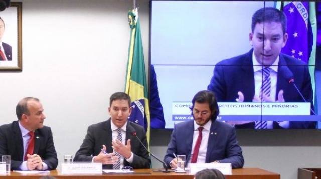 Jornalista fundador do jornal The Intercept, Glenn Greenwald em audiência pública na Câmara dos Deputados. Foto Vinicius Loures/Camara dos Deputados - Gente de Opinião