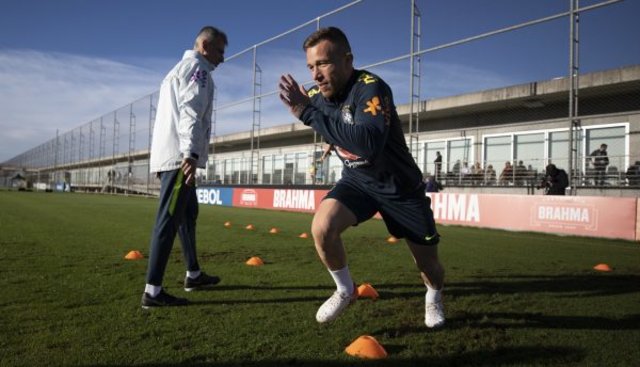 Copa América 2019 - Treino da seleção brasileira que joga amanhã contra a seleção do Paraguai .Foto Lucas Figueredo/CBF - Gente de Opinião