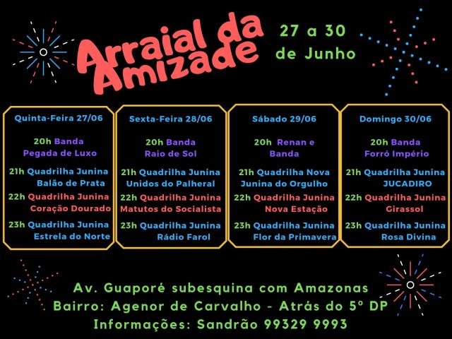 Junina Balão de Prata abre  Arraial da Amizade hoje - EMJA abre inscrições para curso  de canto e flauta para adulto - Gente de Opinião